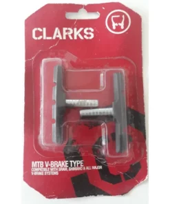 2 Patins De Frein à Tige Pour V-Brake Clarks