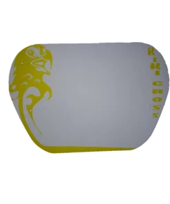 BMX Plaque De Guidon Fond Blanc Décoration Jaune