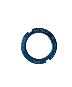 Contre écrou Pignon Fixe BC1.29"x24T CNC Alu Bleu
