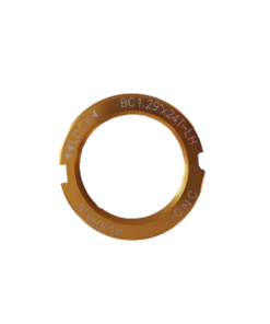 Contre écrou Pignon Fixe BC1.29"x24T CNC Alu Jaune