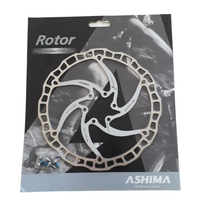 Disque 180 Mm 6 Trous Ashima ARO 08 Blanc 3 Disque 180 Mm 6 Trous Ashima ARO 08 Blanc