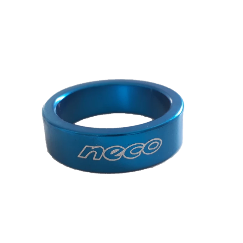 Entretoise Velo NECO Aluminium Jeu De Direction 1"1/8 10 Mm Bleu 3 Entretoise Velo NECO Aluminium Jeu De Direction 1"1/8 10 Mm Bleu