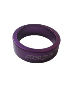 Entretoise Velo NECO Aluminium Jeu De Direction 1"1/8 10 Mm Violet