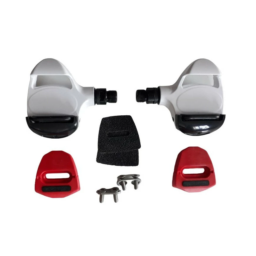 Pédales Automatiques Time Mid Blanche Avec Cales 3 Pédales Automatiques Time Mid Blanche Avec Cales