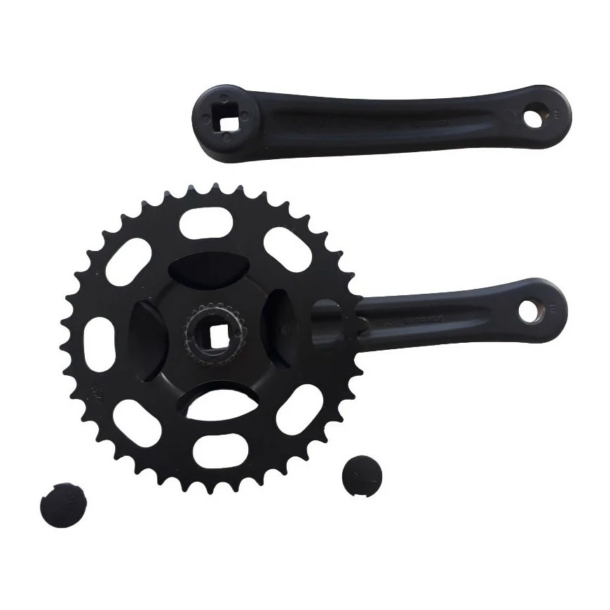 Pedalier Velo Monoplateau 170 Mm 38 Dents 4 Pedalier Velo Monoplateau 170 Mm 38 Dents – Image 2