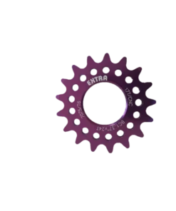 Pignon Fixe Extra 17 Dents BC1.37"x24T Aluminium 7075 T6 Violet