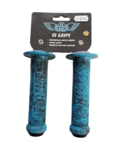 Poignées Vélo SE Grips 135 Mm Bleu