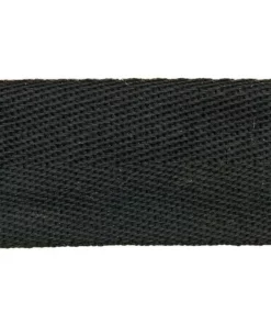 Ruban De Guidon BRN En Coton Noire Vintage