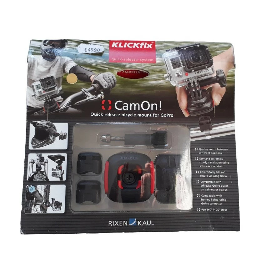 Support Go Pro Velo Klickfix 3 Support Go Pro Velo Klickfix